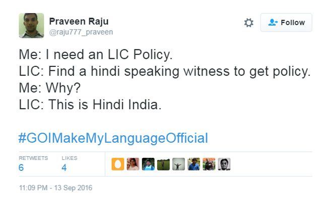 #GOIMakeMyLanguageOfficial
