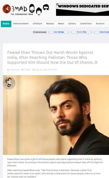 3 mad fawad khan