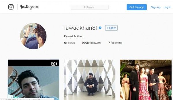 FAWAD KHAN INSTAGRAM