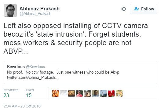 JNU tweet1