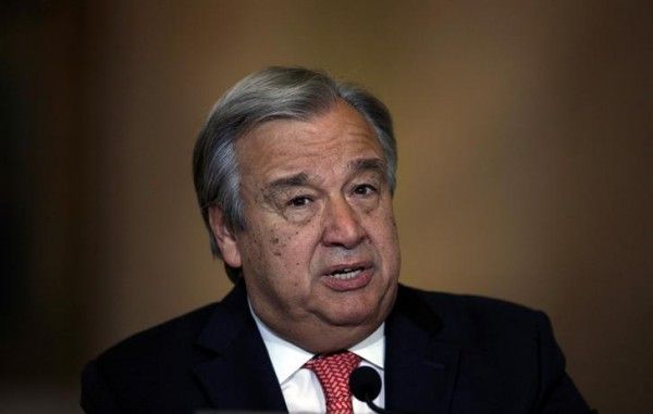 Nominated U.N. Secretary-General Antonio Guterres attends a news conference at Necessidades Palace in Lisbon, Portugal October 6, 2016. REUTERS/Rafael Marchante