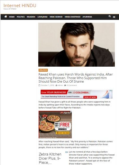 internet hindu fake news