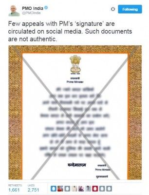pmo tweet