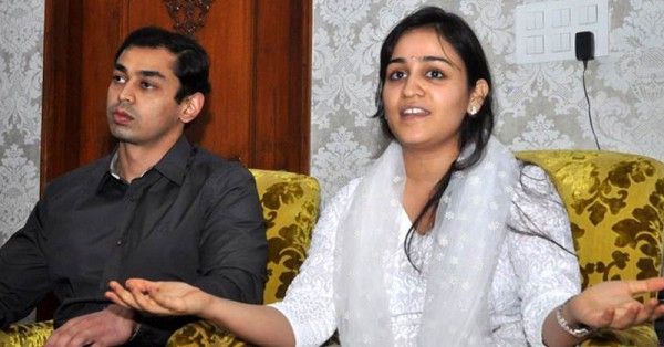 प्रतीक और अपर्णा यादव