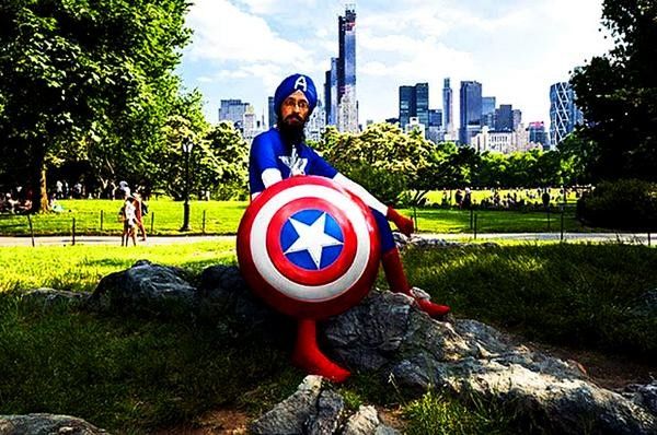 TWITTER SIKH CAPTAIN AMERICA