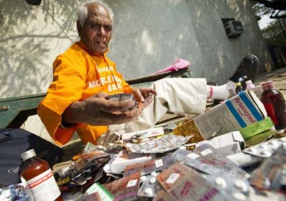 medicine baba with medicines