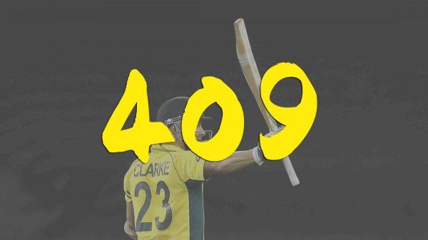 Australia's captain Michael Clarke celebrates reaching fifty runs during the Cricket World Cup final match against New Zealand at the Melbourne Cricket Ground (MCG) March 29, 2015. REUTERS/Jason Reed - RTR4VBV2