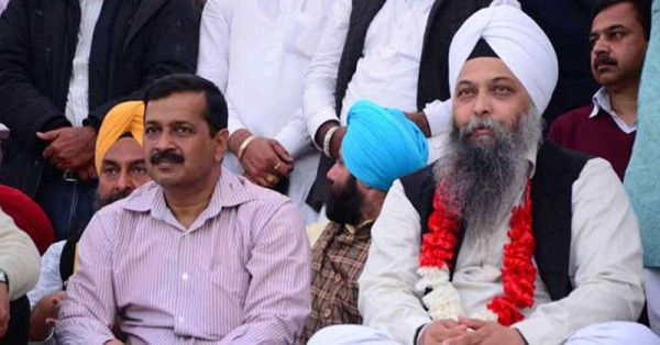 केजरीवाल के साथ जरनैल सिंह