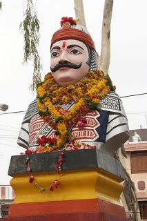 राजसमंद में मन्ना झाला की मूर्ति.