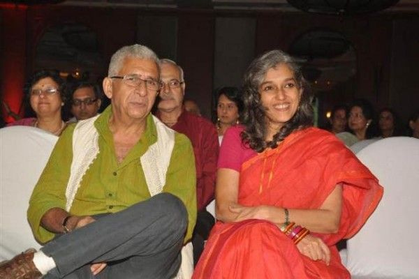 एक फंक्शन में नसीर संग रत्ना