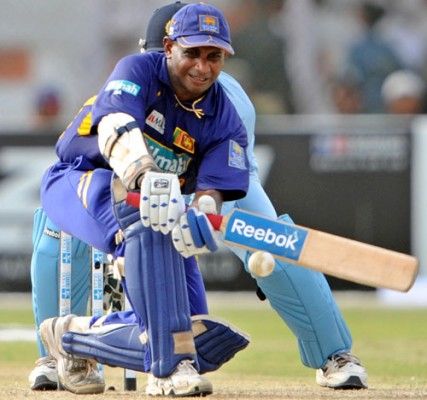 Sri Lankan cricketer Sanath Jayasuriya p