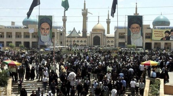 Tehran : FILE - This June 4, 2007 file photo shows Iranians in Tehran attending ceremonies on the 18th anniversary of the death of Iran's late leader Ayatollah Ruhollah Khomeini, outside his shrine. English-language state TV has reported an explosion at the shrine amidst protests. State TV said Wednesday, June 7, 2017 that four 'terrorists,' including suicide bomber, attacked the Khomeini shrine. AP/PTI(AP6_7_2017_000064B)