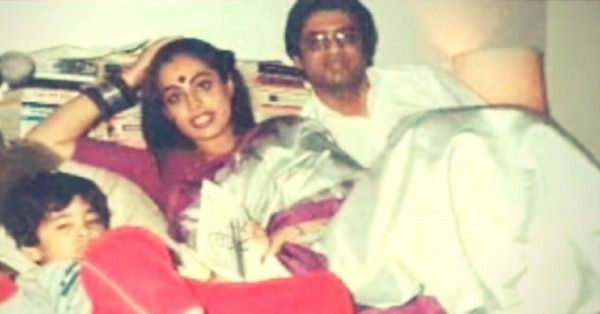 पहले पति गौतम और बेटे सिंकदर के साथ किरण खेर