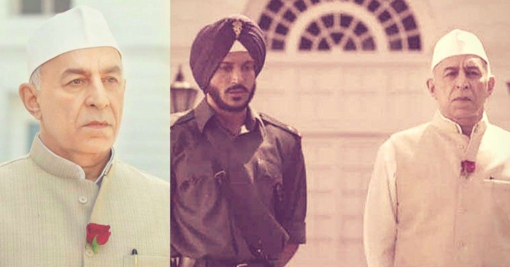 फिल्म भाग मिल्खा भाग में मिल्खा सिंह बने फरहान अख्तर और नेहरू के रोल में ताहिल.