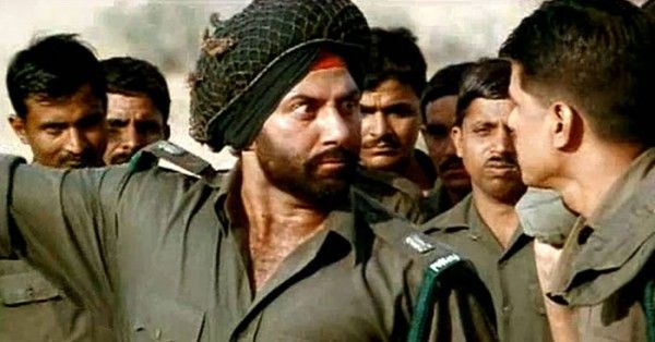 जेपी दत्ता की फिल्म बॉर्डर का एक दृश्य