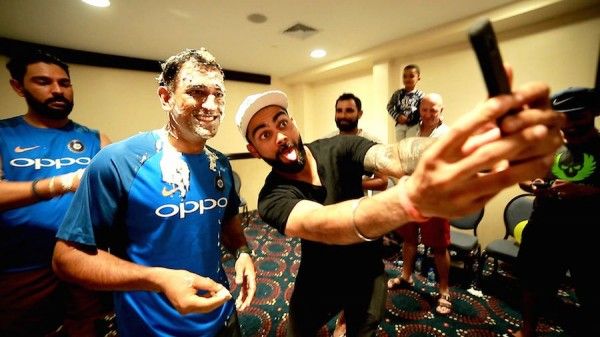 कोहली की मस्ती. तस्वीर BCCI के ट्विटर हैंडल से. 