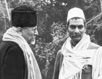 मौलाना आजाद और राजेंद्र प्रसाद 