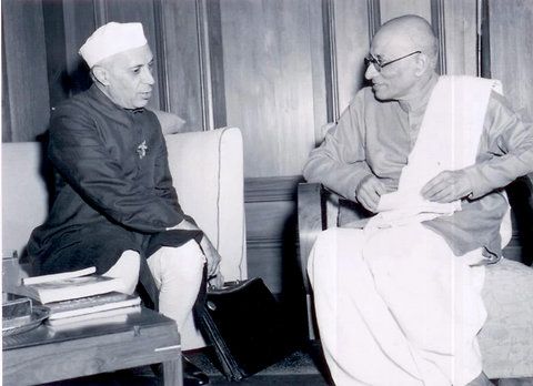 नेहरू और राजगोपालाचारी 