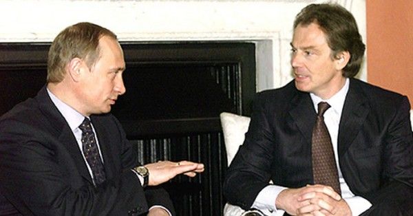 पुतिन और ब्लेयर