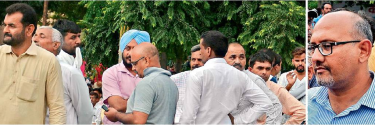 दैनिक भास्कर में छपी उन 5 लोगों की तस्वीर.