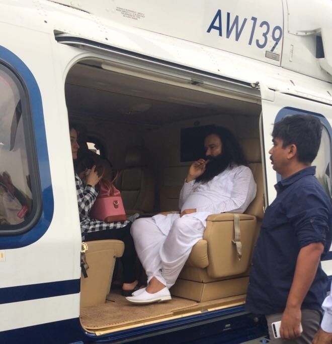 honeypreet helicopter