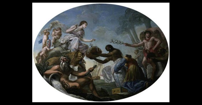 The East Offering Her Riches to Britannia