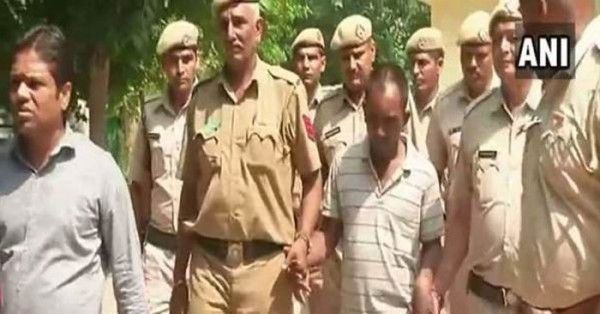 पुलिस की गिरफ्त में आरोपी अशोक
