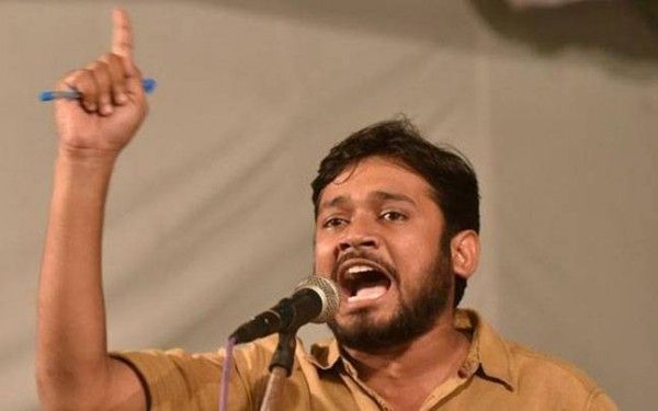प्रेसिडेंसीअल डिबेट में भाषण देते कन्हैया कुमार 