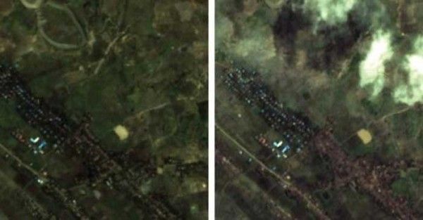 उपग्रह द्वारा कैद की गई तस्वीरों के मुताबिक, 25 अगस्त के बाद लगातार रोहिंग्या इलाकों को निशाना बनाया गया...