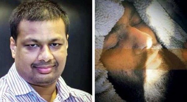 शजीर मंगलासेरी (बाएं जिंदा, दाएं दफनाए जाने से पहले की तस्वीर)