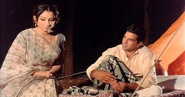 'सत्यकाम' के एक दृश्य में शर्मिला टैगोर और धर्मेंद्र