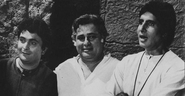 ऋषि कपूर (बाएं), शशि कपूर (बीच में) और अमिताभ बच्चन (दाएं)