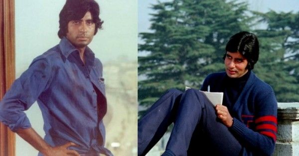 फिल्म 'दीवार' (बाएं) और 'कभी-कभी' के एक सीन में अमिताभ बच्चन.