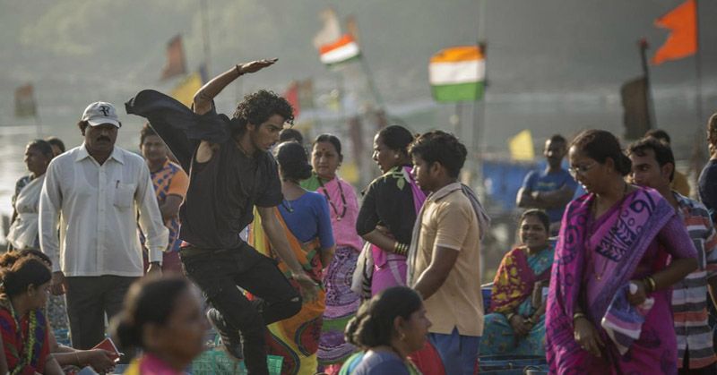 फिल्म के एक दृश्य में ईशान खट्टर.