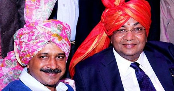 अरविंद केजरीवाल और सुशील गुप्ता