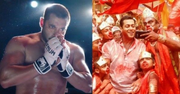 'सुल्तान' और 'बजरंगी भाईजान' के एक दृश्य में सलमान खान