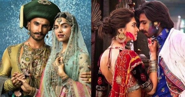 'बाजीराव मस्तानी' और 'रामलीला' एक दृश्यों में रणवीर और दीपिका पादुकोण.