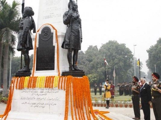 नई दिल्ली में तीन मूर्ति हाइफा चौक