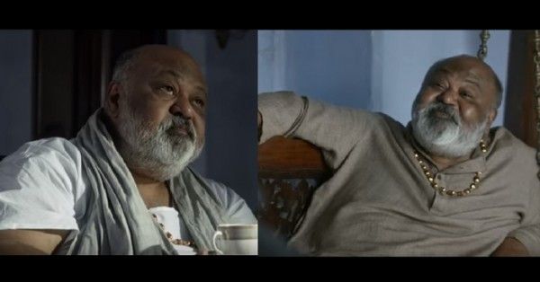 फिल्म के दो अलग-अलग दृश्यों में सौरभ शुक्ला.