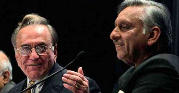 खुर्शीद महमूद कसूरी के साथ मणिशंकर अय्यर