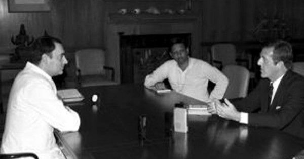 राजीव के साथ मणि शंकर अय्यर