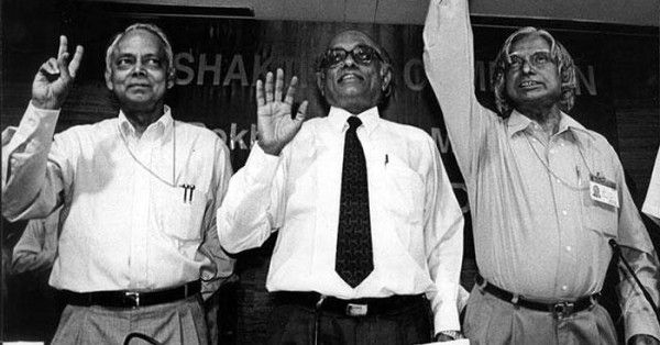 भारत को परमाणु राष्ट्र बनाने में इन तीन लोगों का बड़ा योगदान है. डॉ. अब्दुल कलाम, आर. चिदंबरम और के. संथानम (दाएं से बाएं)