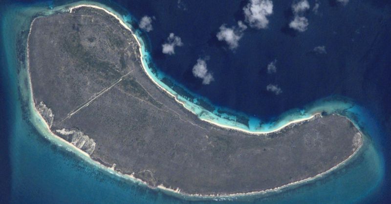 एजम्शन आईलैंड का नासा द्वारा खींचा गया चित्र