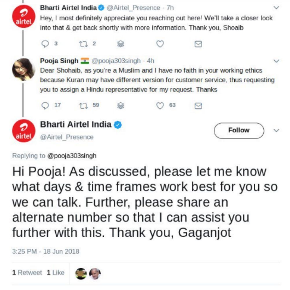 वो ट्वीट जिसने एयरटेल की खाट खड़ी कर दी