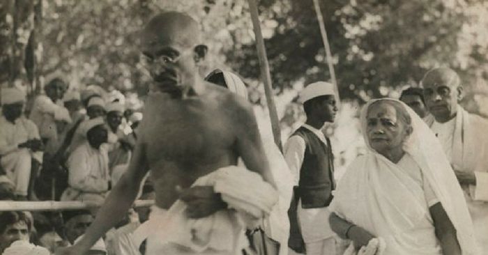Mahatma Gandhi.