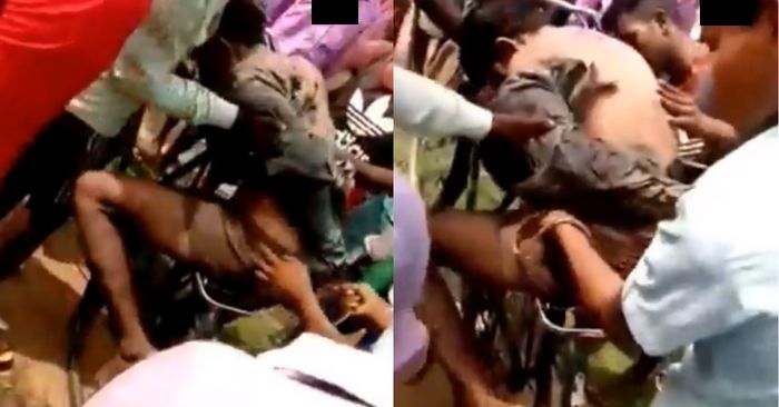 गोद्दा में हुई मॉब लिंचिंग का फोटो.