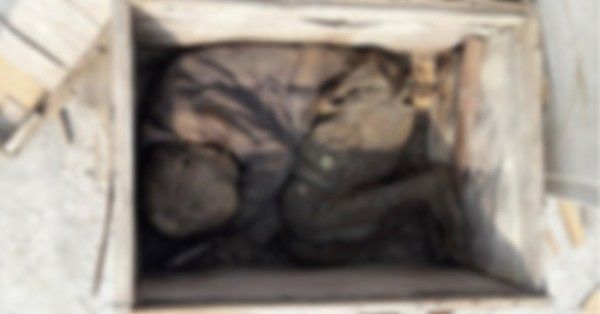 बच्चे की लाश जो कंकाल बन गई.