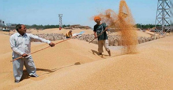 मध्य प्रदेश की एक कृषि उपज मंडी.