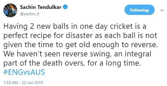 Sachin Tweet