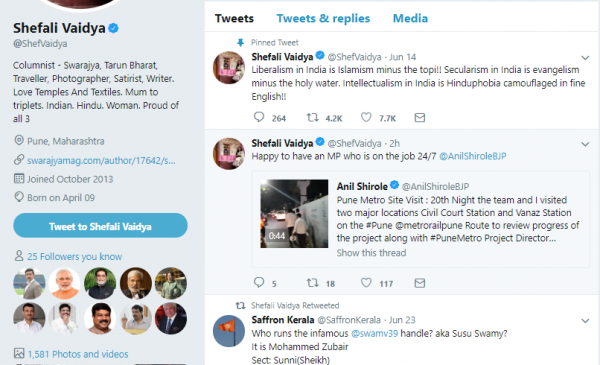 Shefali vaidya